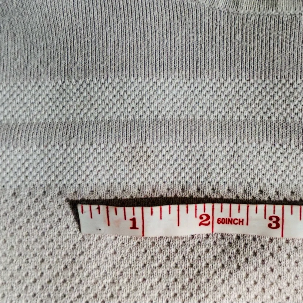 Reiss Birch Cotton Blend Crew Neck Jumper Sweater Size Large‎ Light Gray Beige